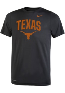 Nike Texas Longhorns Youth Black Arch Mascot Short Sleeve T-Shirt