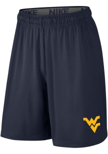 Nike West Virginia Mountaineers Mens Navy Blue Fly Shorts