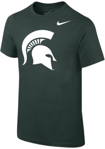 Youth Michigan State Spartans Green Nike Primary Short Sleeve T-Shirt