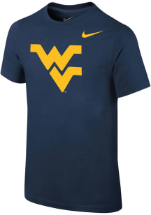 Nike West Virginia Mountaineers Youth Navy Blue Primary Short Sleeve T-Shirt