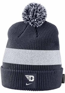 Nike Dayton Flyers Navy Blue Sideline Pom Beanie Mens Knit Hat
