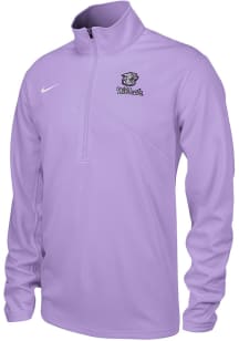 Nike K-State Wildcats Mens Lavender Vault Drifit Training Long Sleeve 1/4 Zip Pullover