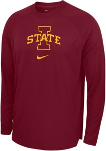 Nike Iowa State Cyclones Cardinal Spotlight Authentics Long Sleeve T-Shirt