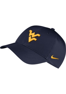 Nike West Virginia Mountaineers C11148 Adjustable Hat - Navy Blue