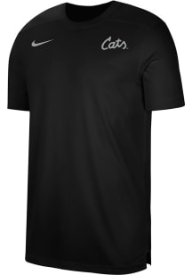 Nike K-State Wildcats Youth Black Coach Short Sleeve T-Shirt