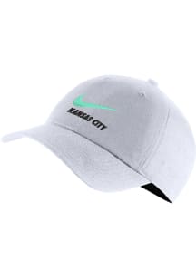 Nike KC Current Campus Cap Adjustable Hat - White