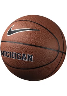 Michigan Wolverines Brown Nike Replica Basketball