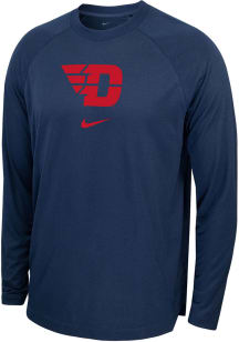 Nike Dayton Flyers Navy Blue Spotlight Authentics Long Sleeve T-Shirt