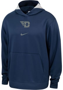 Nike Dayton Flyers Mens Navy Blue Spotlight Authentics Hood