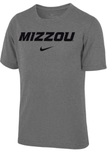 Nike Missouri Tigers Youth Grey Legend Team Issue Short Sleeve T-Shirt