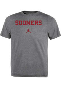 Nike Oklahoma Sooners Toddler Grey Legend Team Issue Short Sleeve T-Shirt