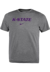 Nike K-State Wildcats Toddler Grey Legend Team Issue Short Sleeve T-Shirt