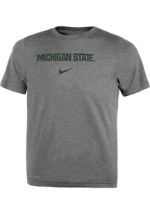 Toddler Michigan State Spartans Grey Nike Legend Team Issue Short Sleeve T-Shirt