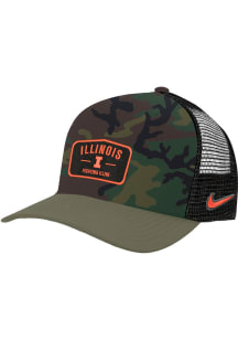Nike Green Illinois Fighting Illini C99 Trucker Adjustable Hat