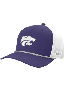 Nike K-State Wildcats Visor Rope Trucker Adjustable Hat - Purple