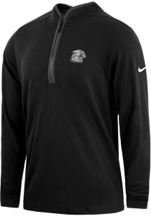 Nike K-State Wildcats Mens Black Victory Vintage Logo Long Sleeve 1/4 Zip Pullover