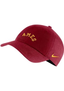 Nike Iowa State Cyclones Campus Cap Adjustable Hat - Cardinal