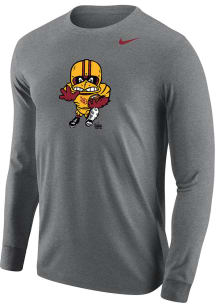 Nike Iowa State Cyclones Grey Vault Football Long Sleeve T Shirt