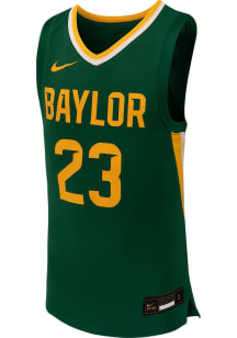Nike Baylor Bears Youth Replica Green Basketball Jersey