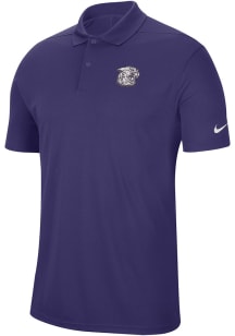 Nike K-State Wildcats Mens Purple Victory Vintage Logo Short Sleeve Polo