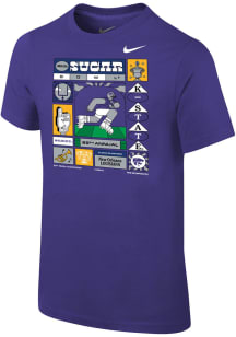 Nike K-State Wildcats Youth Purple 2022 Sugar Bowl Bound Short Sleeve T-Shirt
