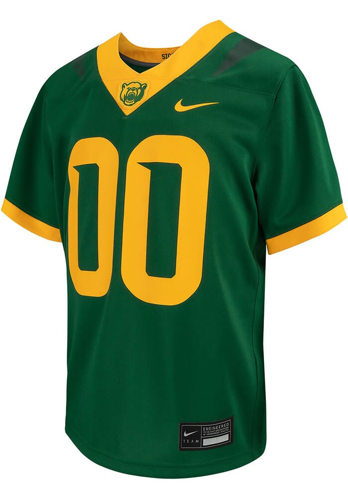 Nike Youth GREEN Baylor Bears Replica Graphic Design Football