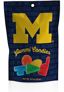 Navy Blue Michigan Wolverines College Gummy Candy