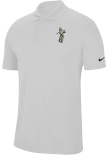 Nike Michigan State Spartans Mens White Sparty Golf Short Sleeve Polo