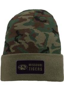 Nike Missouri Tigers Green Cuffed Logo Beanie Mens Knit Hat
