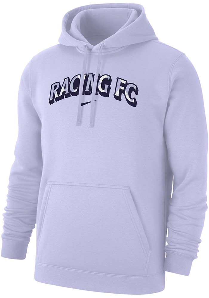 Nike Racing Louisville Mens LAVENDER Arch Wordmark Hoodie - 19865706
