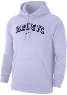 Nike Racing Louisville Mens Lavender Arch Wordmark Long Sleeve Hoodie