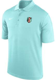 Nike KC Current Mens Teal Primary Logo Short Sleeve Polo