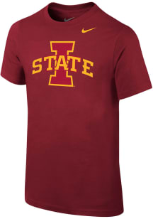 Nike Iowa State Cyclones Youth Crimson 1965 Bird Short Sleeve T-Shirt