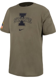 Nike Iowa State Cyclones Olive Military Short Sleeve T Shirt