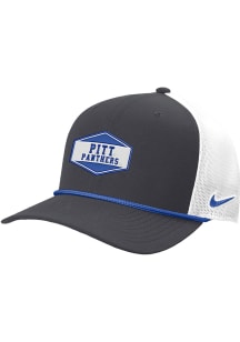 Nike Pitt Panthers Visor Rope Trucker Adjustable Hat - Grey
