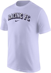 Nike Racing Louisville Lavender Arch Wordmark Short Sleeve T Shirt