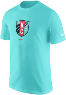 Nike KC Current Teal Primary Logo Short Sleeve T Shirt