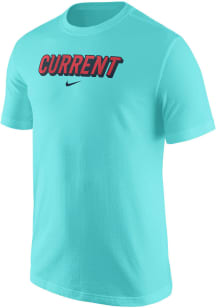 Nike KC Current Teal Wordmark Short Sleeve T Shirt