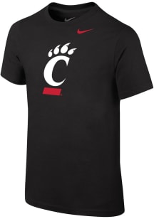 Nike Cincinnati Bearcats Youth Black Primary Logo Short Sleeve T-Shirt