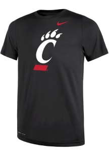 Nike Cincinnati Bearcats Boys Black Primary Logo Short Sleeve T-Shirt