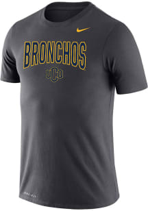 Nike Central Oklahoma Bronchos Grey Legend Mascot Name Short Sleeve T Shirt