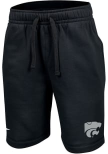 Nike K-State Wildcats Youth Black Club Fleece Shorts