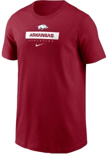 Nike Arkansas Razorbacks Youth Cardinal Team Issue 24 Short Sleeve T-Shirt