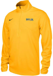 Nike Baylor Bears Mens Gold Training Long Sleeve 1/4 Zip Pullover