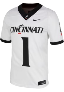 Nike Cincinnati Bearcats White Replica Football Jersey