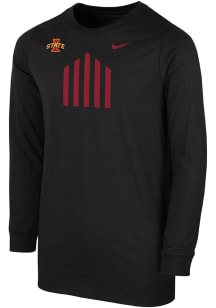 Nike Iowa State Cyclones Youth Black Jack Trice Long Sleeve T-Shirt