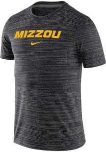 Nike Missouri Tigers Black Velocity Team Issue Short Sleeve T Shirt