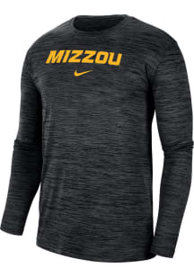 Nike Missouri Tigers Black Velocity Team Issue Long Sleeve T-Shirt