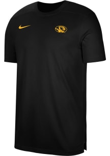 Nike Missouri Tigers Black Sideline UV Coach Short Sleeve T Shirt