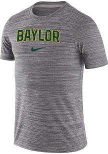 Nike Baylor Bears Grey Velocity Team Issue Short Sleeve T Shirt
